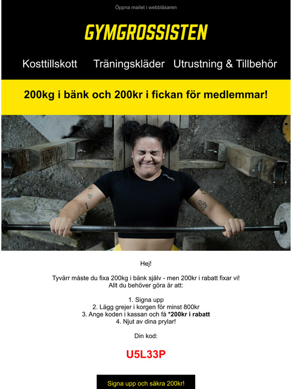 200kg i bnk - 200kr i fickan!