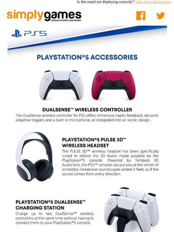 PlayStation 5 Accessories Available Now