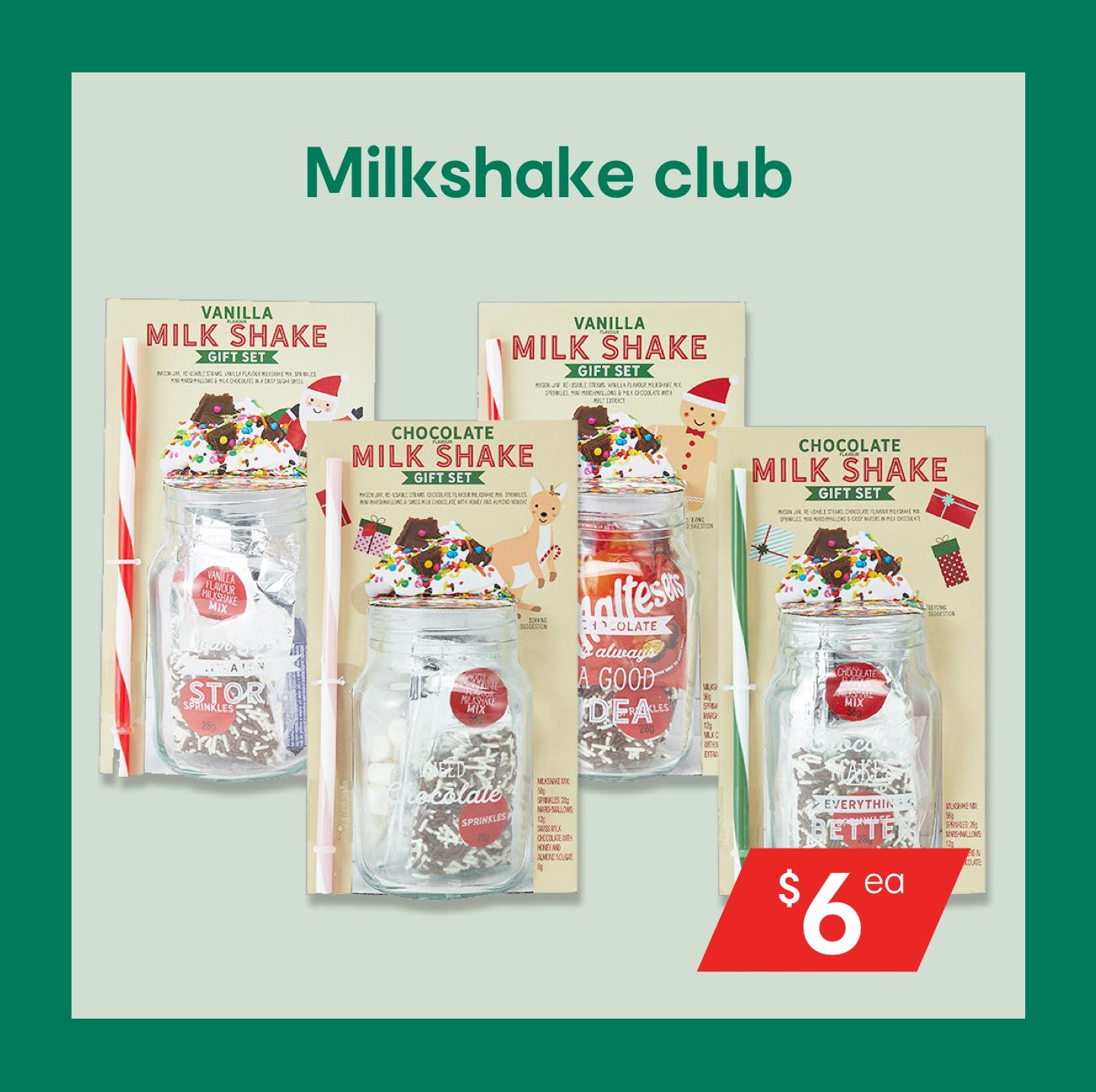 Gourmet Milkshake Gift Set