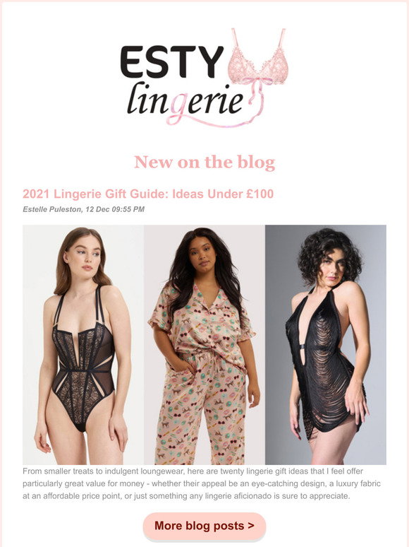 Esty Lingerie: The swishiest of glamorous loungewear + weekly sales  highlights