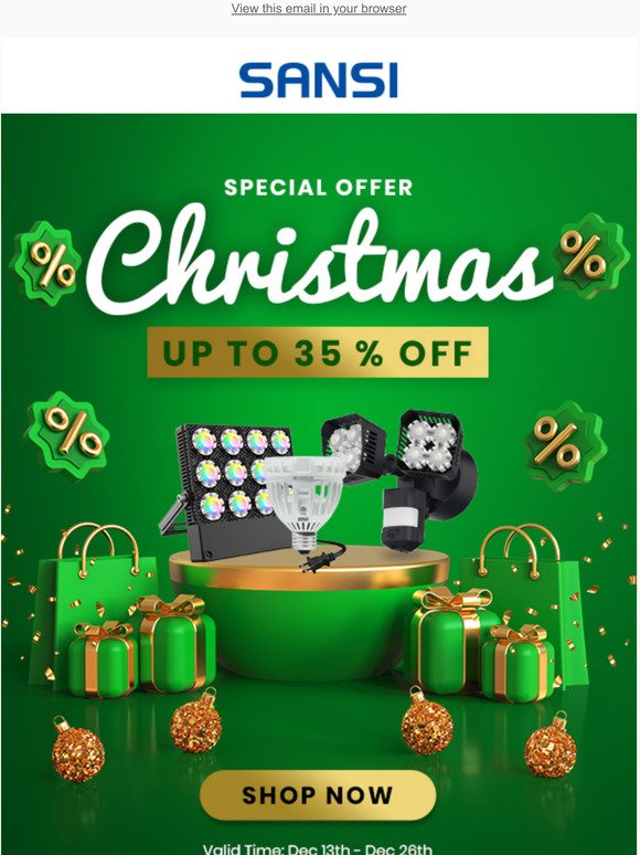 Our Christmas Giftorium Is Open, UP to 35% OFF
