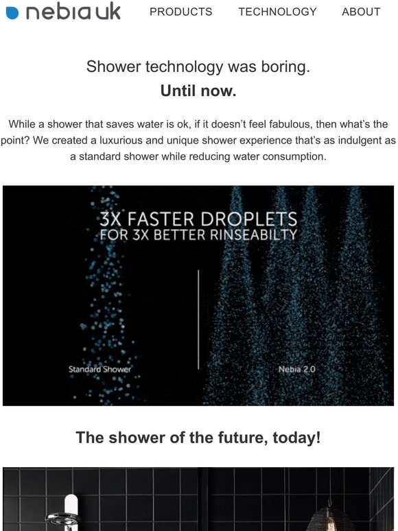 Showers? Boring? Not anymore.