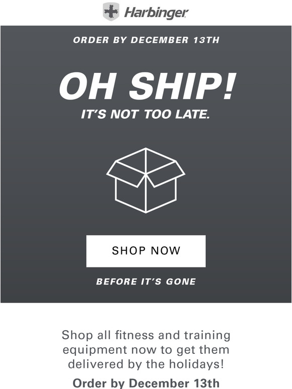 FINAL DAY to Order and Get Holiday Delivery!
