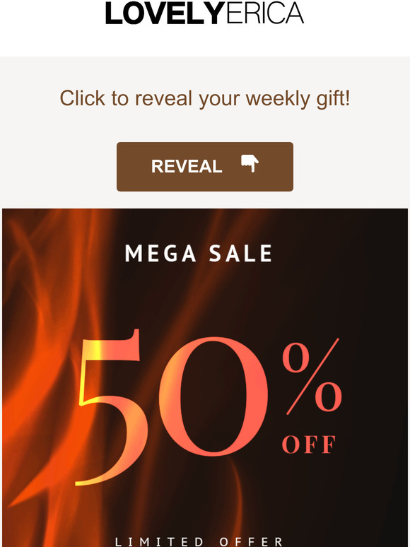 Shhhh exclusive offer! Weekly mysterious box is waiting for you! Get your luck NOW!