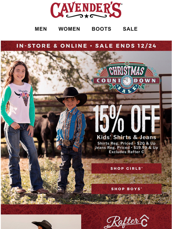 cavender's jean sale