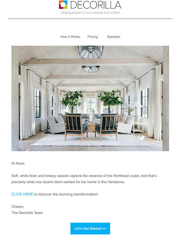 Decorilla: Before & After: Hamptons Style Interior Design ...