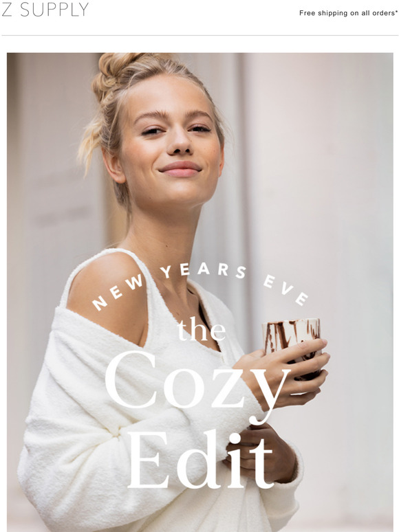 Z SUPPLY What To Wear A Cozy NYE Milled