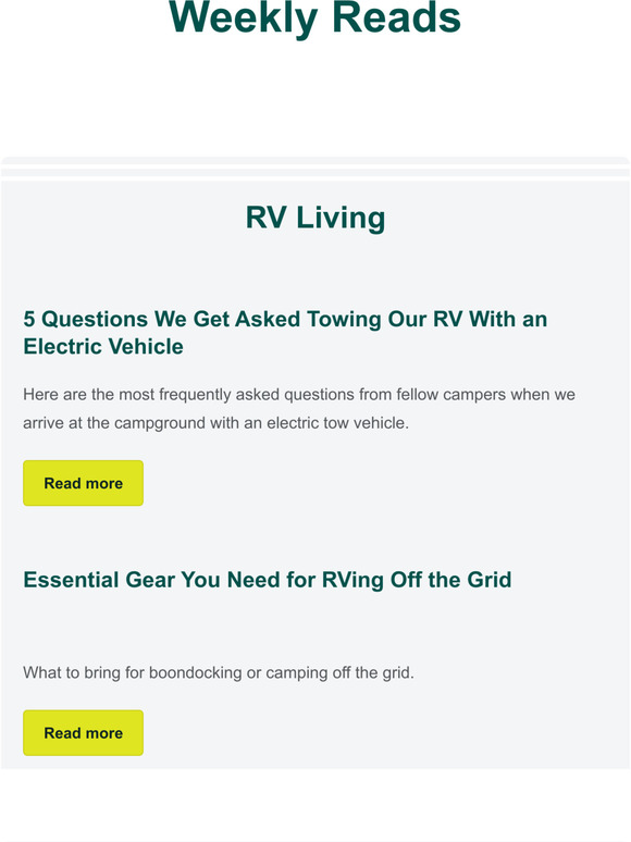 Togo RV Yes, you can tow an RV with a Tesla. This RVing couple shares