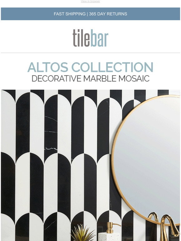 TileBar: Dive into Glamour | ALTOS COLLECTION | Milled
