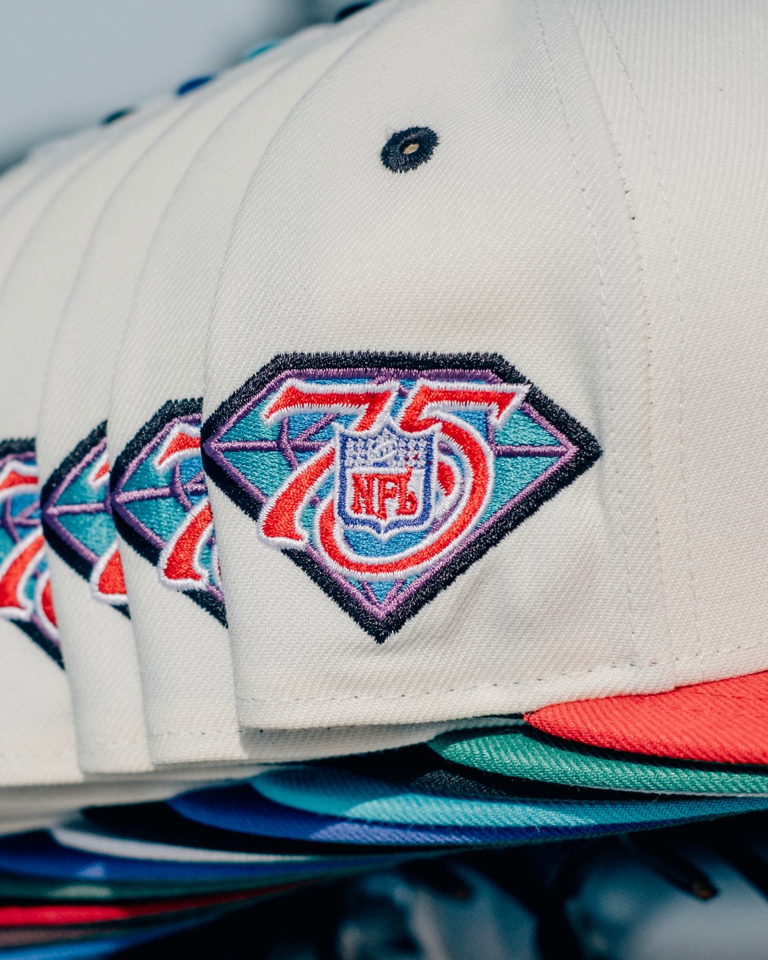 The @hatclub exclusive White Dome @nfl 75th Edition @neweracap