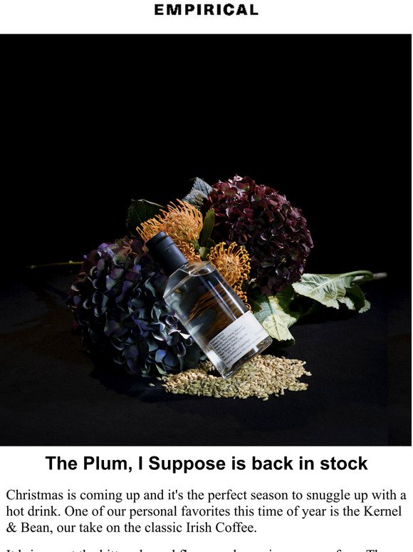 The Plum, I Suppose is back in stock