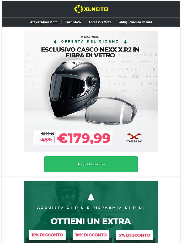 XLMoto : Prezzo incredibile sul casco integrale Nexx XR2 Iridium Silver  Edition | Milled