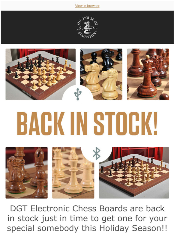 Our Featured Chess Set of the Week - The French Regence Series Chess Pieces  - 4.4 King Height - The House of Staunton