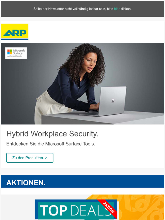 ARP: Highlights der Woche
