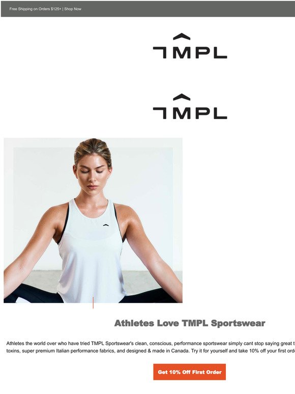  Athletes Love Clean TMPL Sportswear