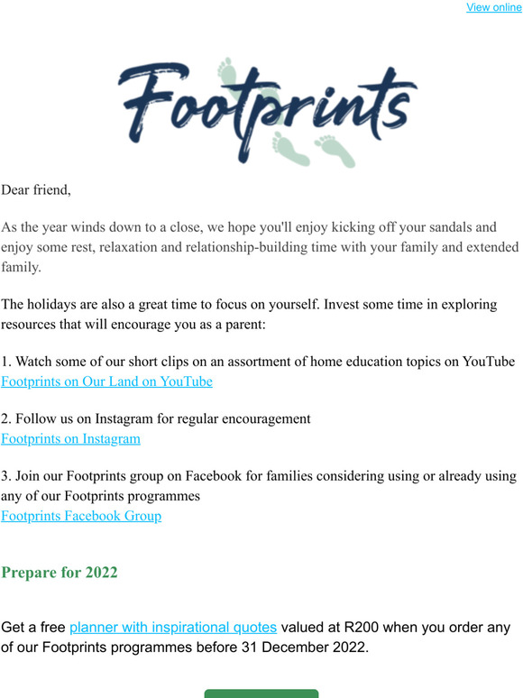 Bare feet, Blessings and Footprints