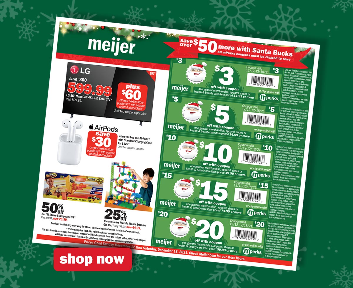 Meijer Santa Bucks Are Back This Week! Milled