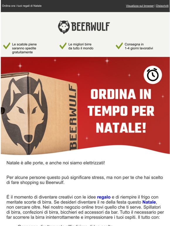 Regali di Natale a tutta birra