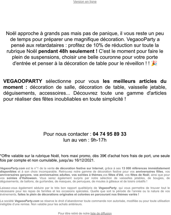 En retard pour votre dco de Nol ?