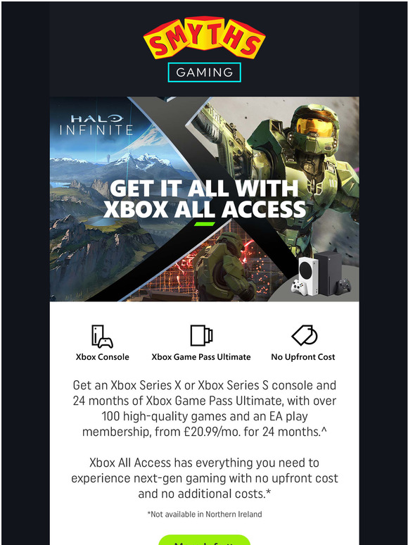 Smyths Toys HQ Get an Xbox Series X Console with Xbox All Access Milled