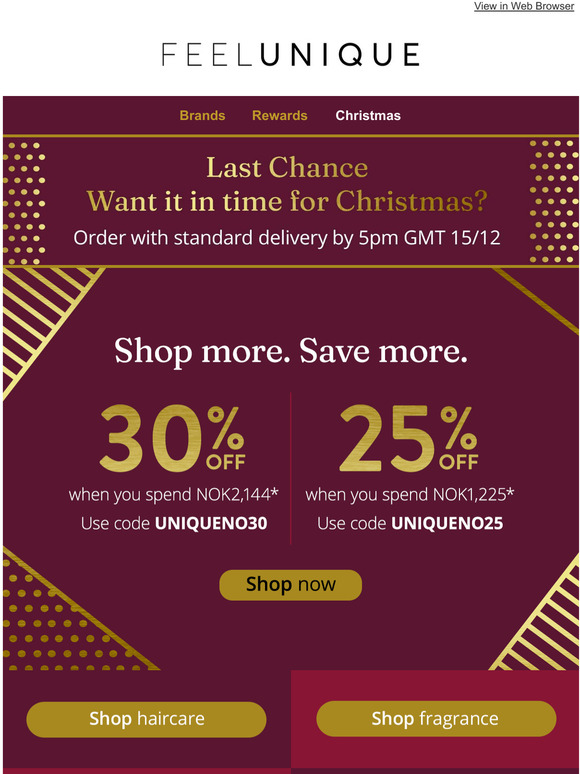 Up to 30% off starts *NOW*