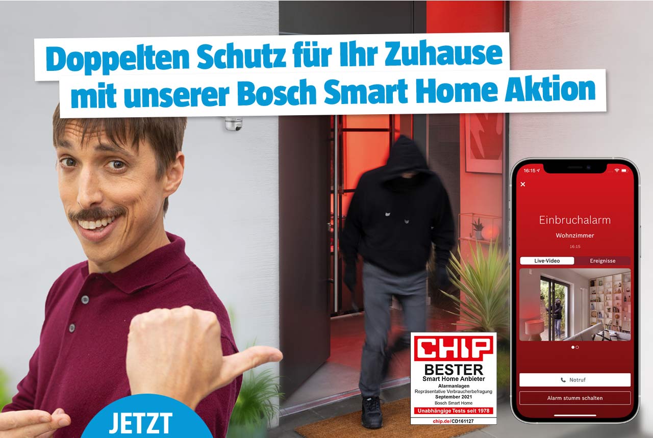 Bauhaus BOSCH Smart Home Ihr Zuhause clever Milled