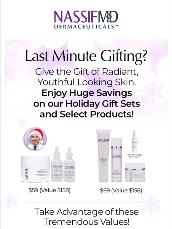 Huge Savings on Holiday Gift Sets & Select Products 