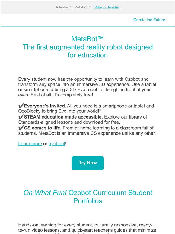 Ozobot Brings Learning To Life With MetaBot