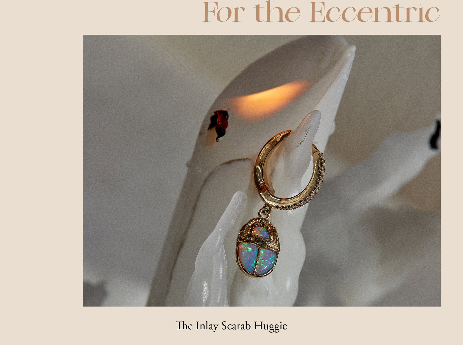 Opal Inlay Scarab Piercing - Pamela Love Jewelry