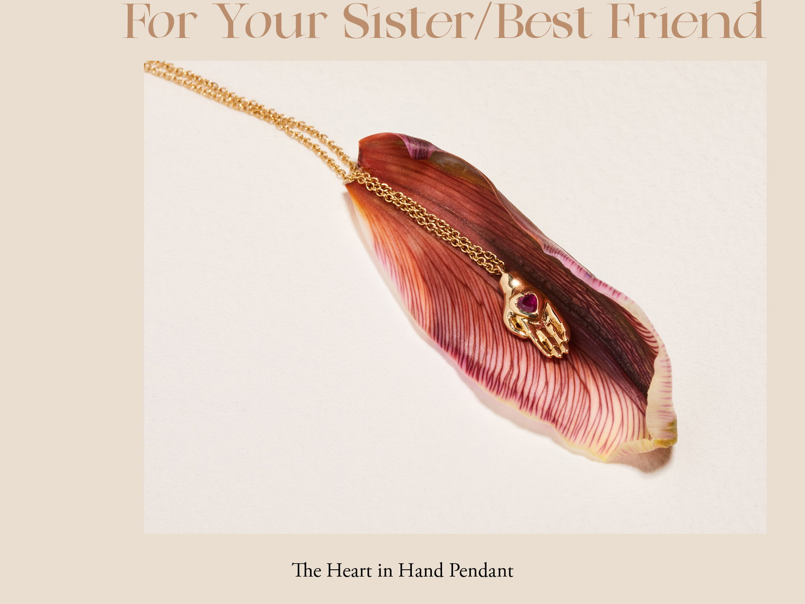 Heart in Hand Pendant Necklace - Pamela Love Jewelry