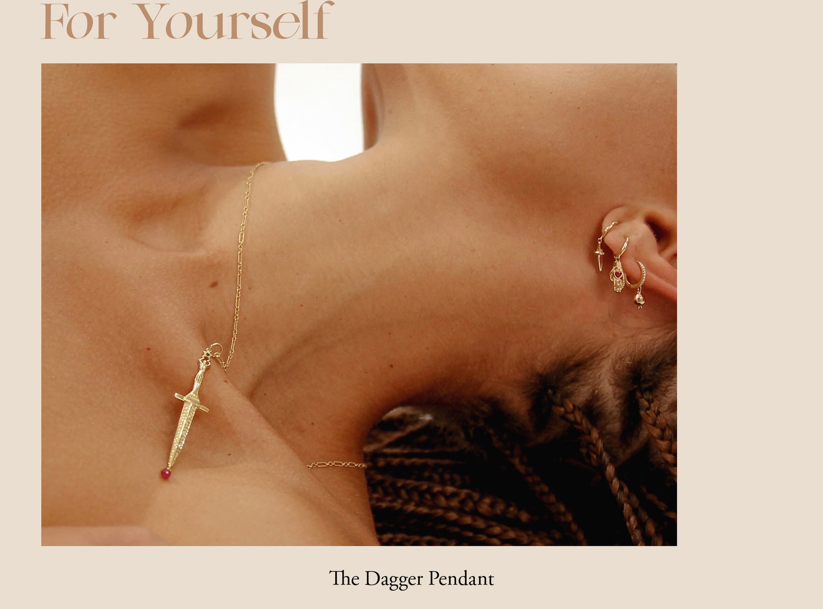 Gold Dagger Pendant - Pamela Love Jewelry