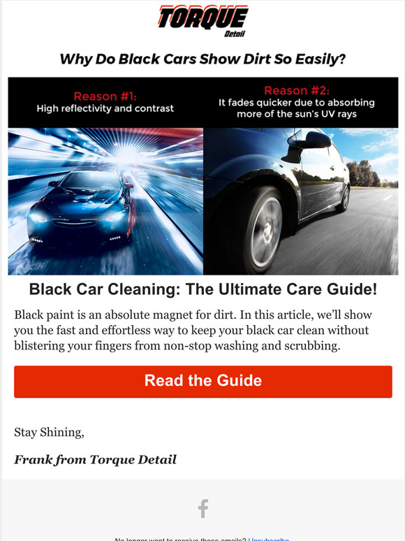 Torque Detail How to Keep a Black Car Clean & Mistakes to Avoid Milled