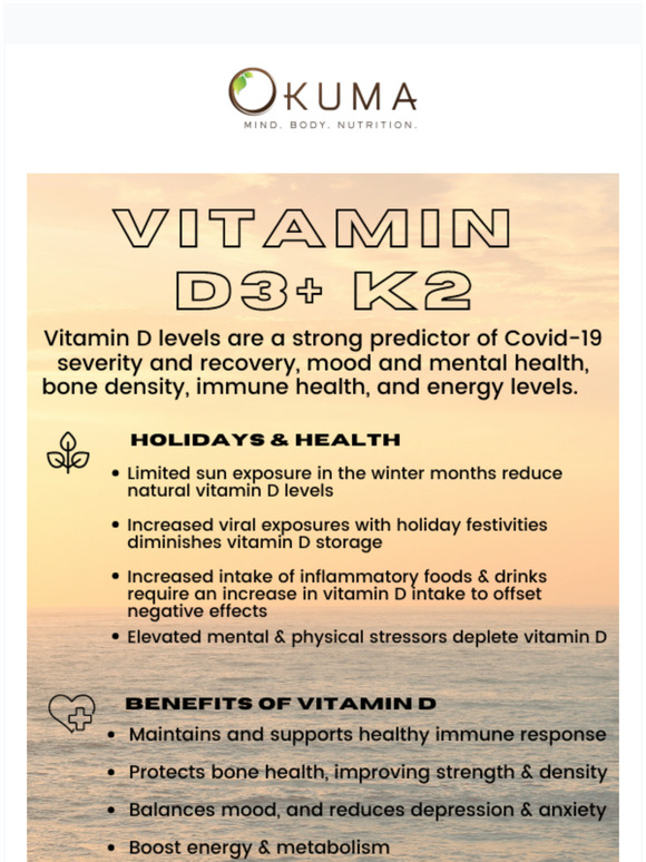 Holidays Deplete Vit D