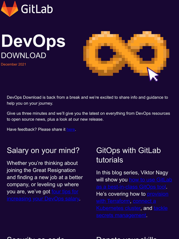 DevOps Download: Salaries, GitOps and GitLab 14.5