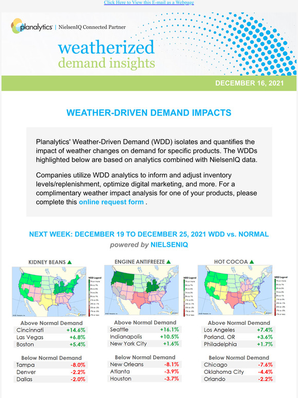 Planalytics & NielsenIQ: Weatherized Demand Insights