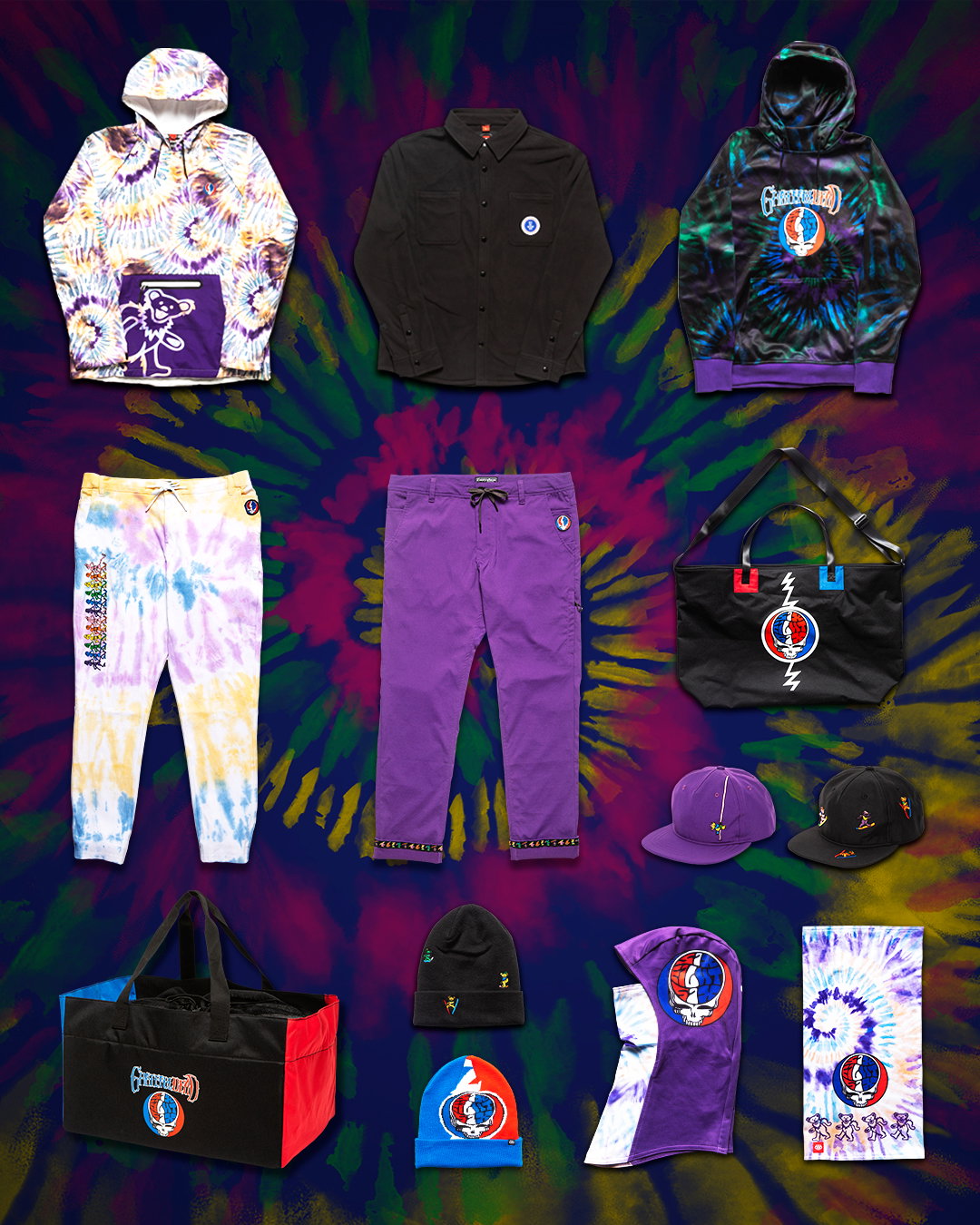 686 x Grateful Dead Parking Lot Collection