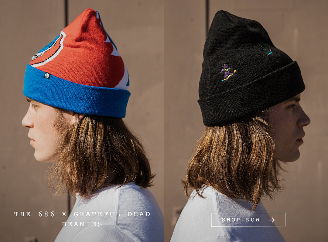 686 x Grateful Dead Men's Classic Knit Beanie