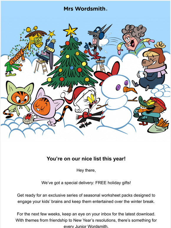 Just in time for the holidays: Weve got a FREE GIFT for you! 