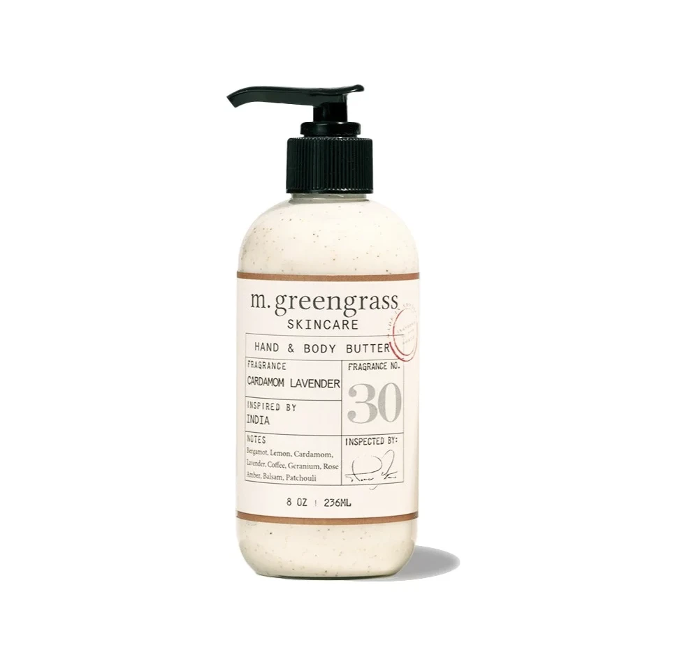mgreengrass Cardamom Lavender 8 oz hand + body butter