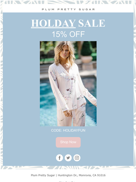 Final Days Holiday Sale is 15% Off!