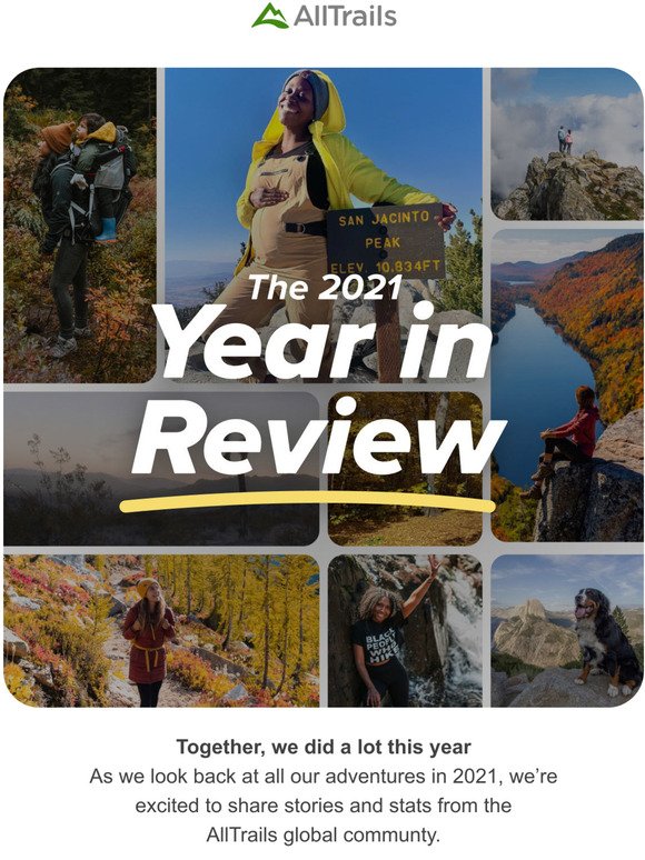 Its here: The 2021 AllTrails Year in Review
