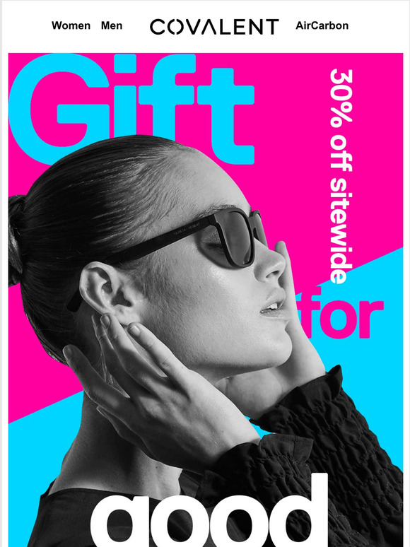 Gift for good at 30% off!