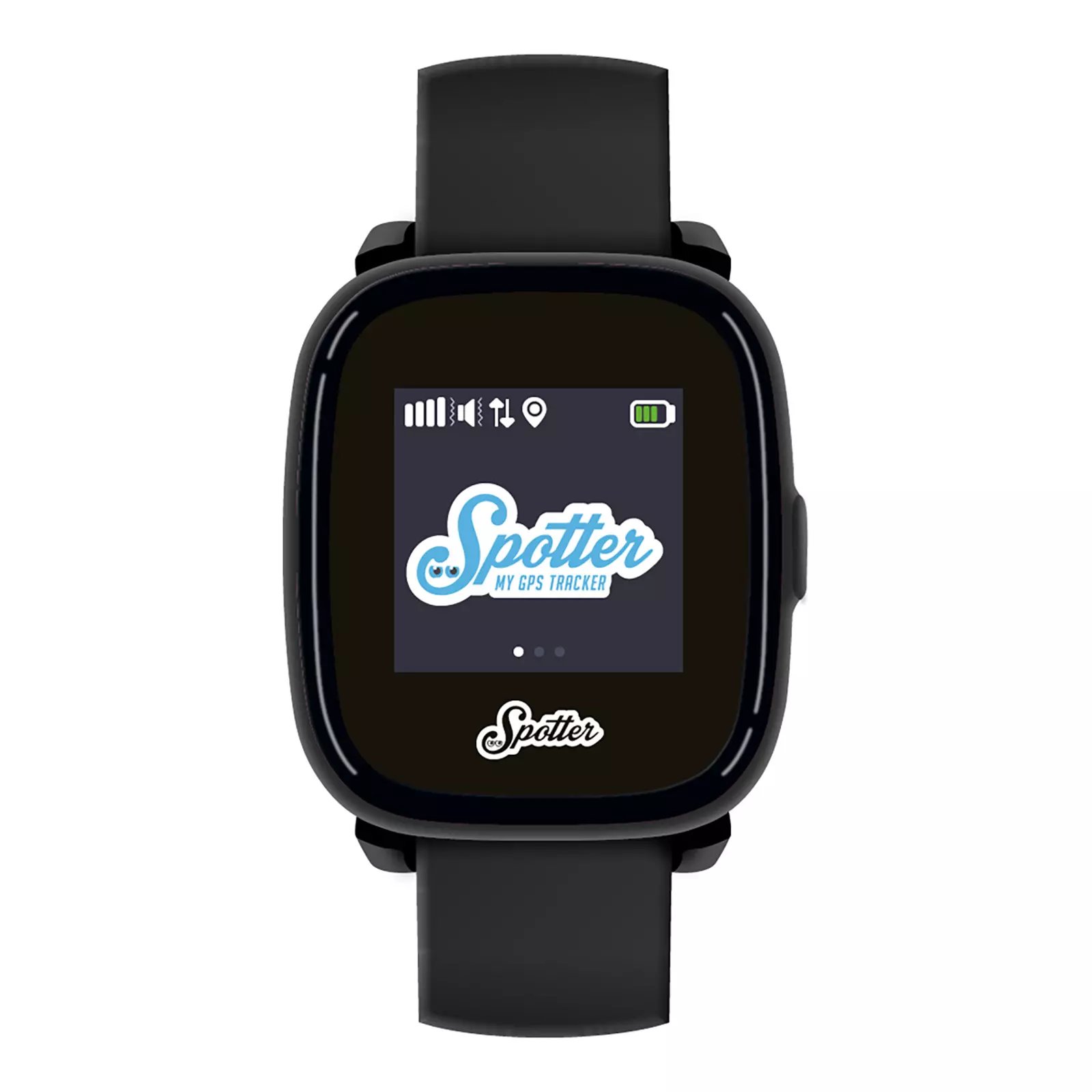 Klocka med GPS svart - Spotter SPW-B1701