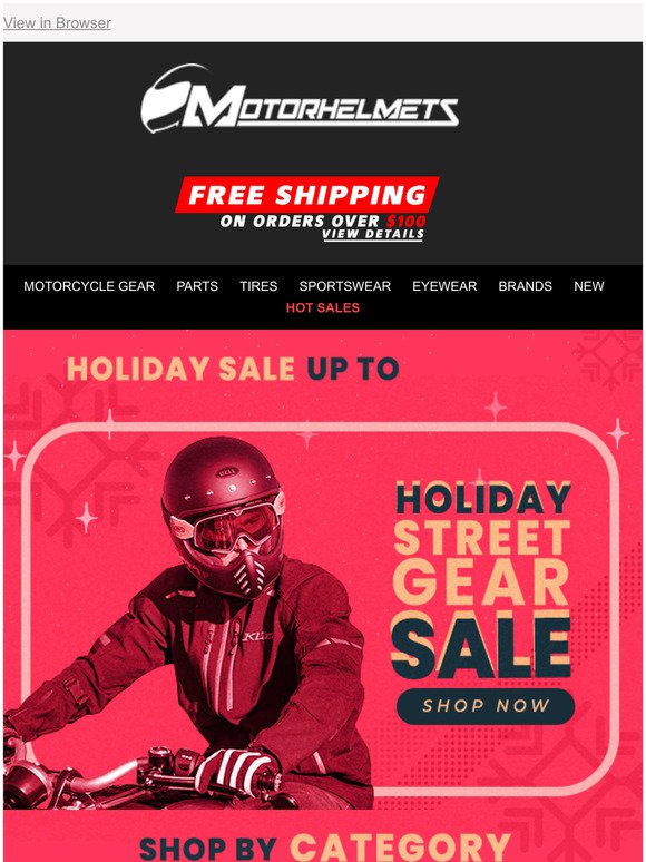 Street Gear Holiday Sale from Fly Racing, Alpinestars & more!