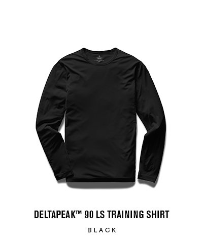 DELTAPEAK 90 LS TRAINING SHIRT | BLACK