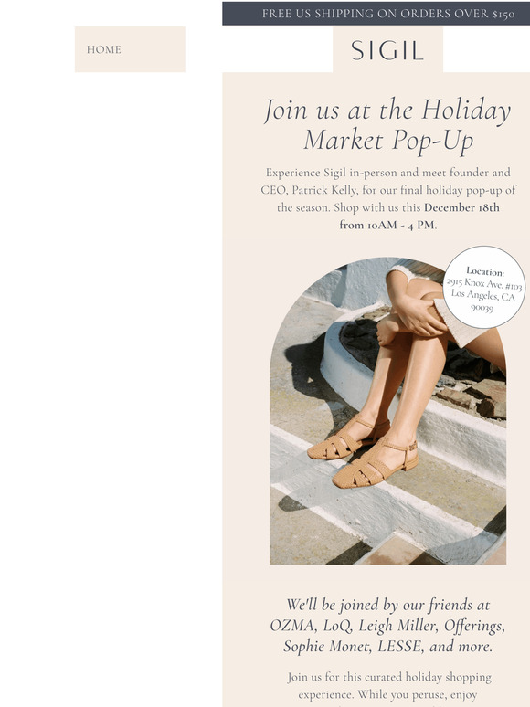 Join us at the Holiday Market Pop-Up