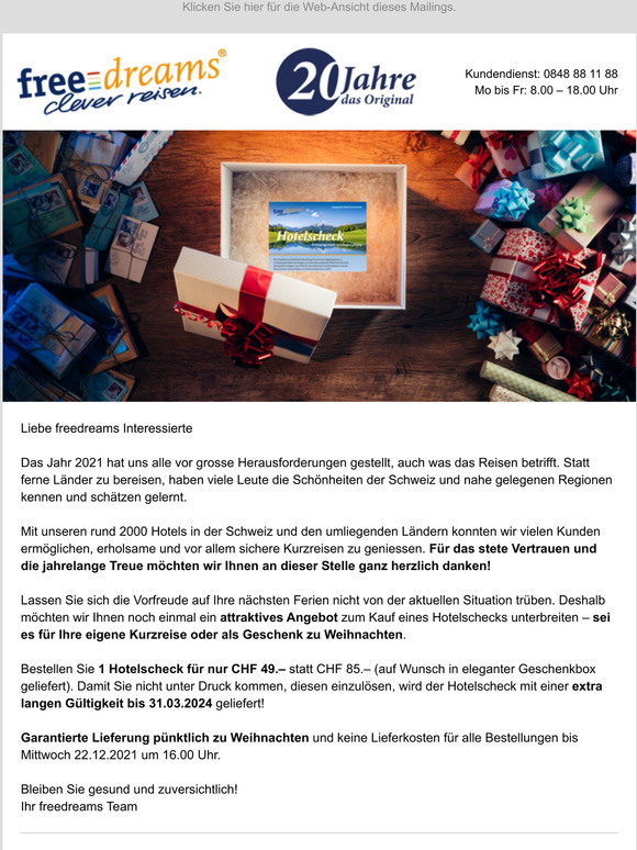 Zeit zu entspannen und DANKE zu sagen