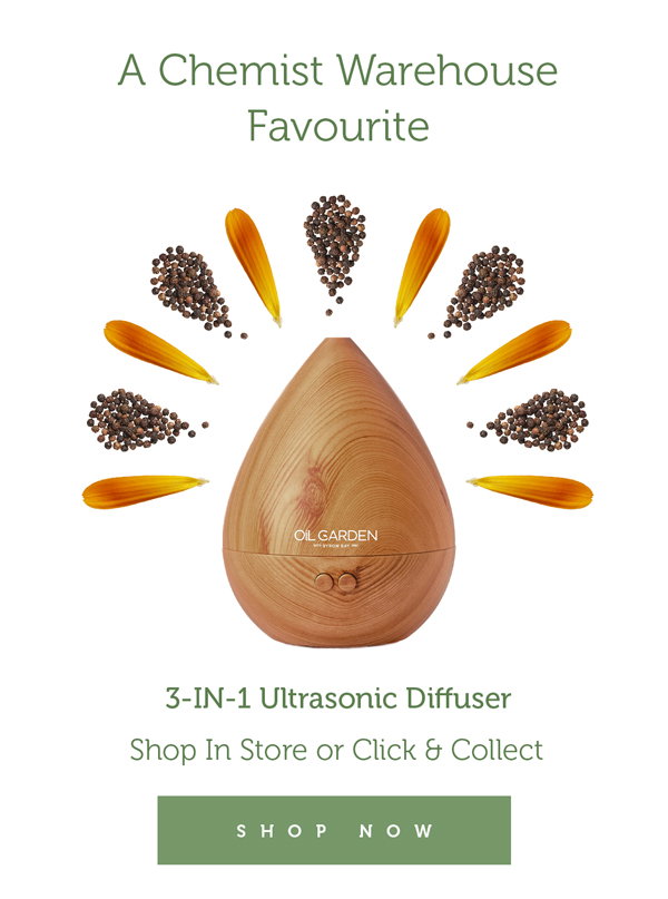 3-IN-1 Ultrasonic Diffuser - Shop in Store or Click & Collect