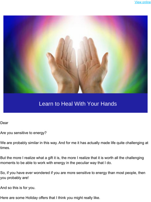 -when you feel especially sensitive to energy...