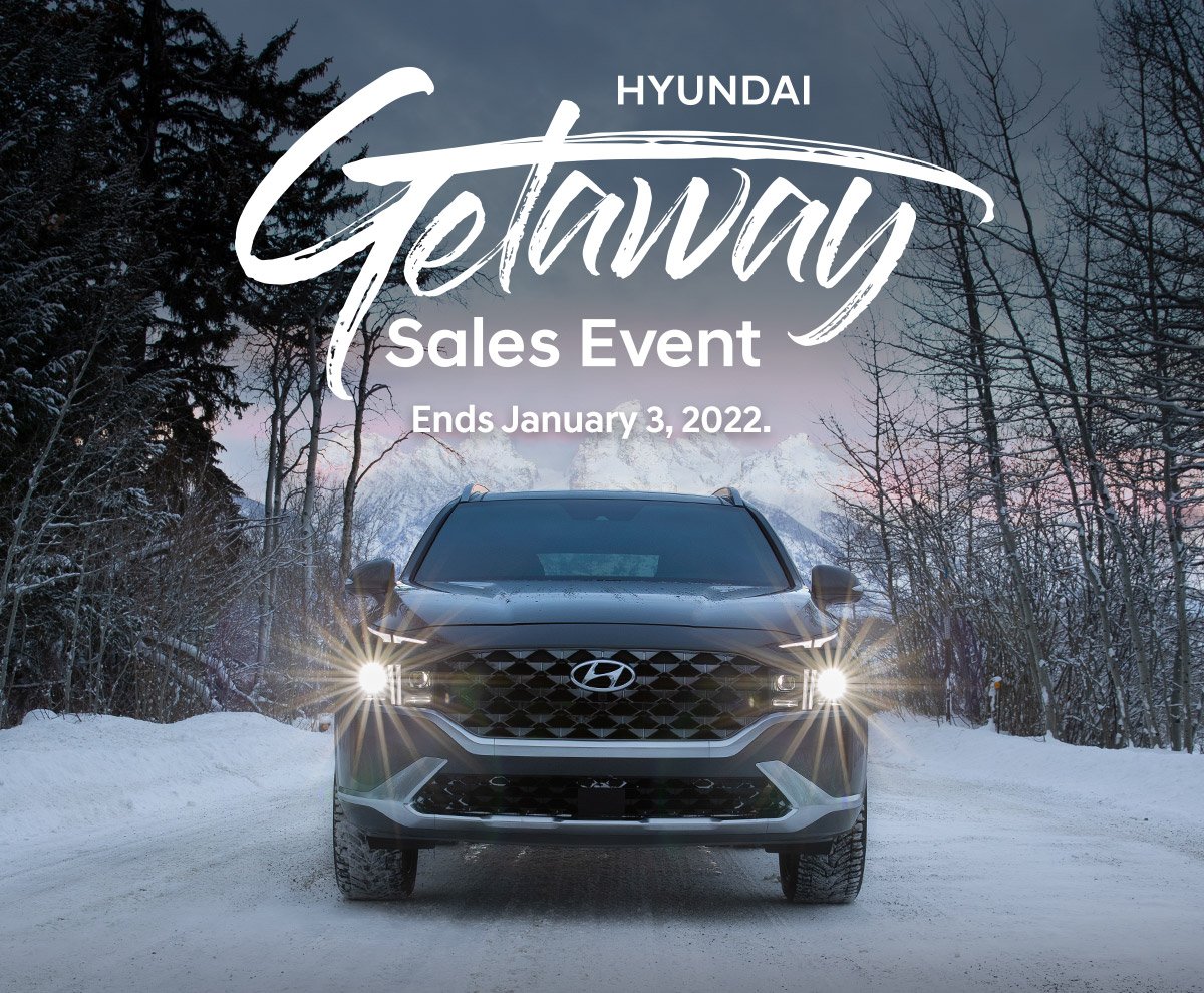 Hyundai The Hyundai Getaway Sales Event ends Jan. 3. Milled